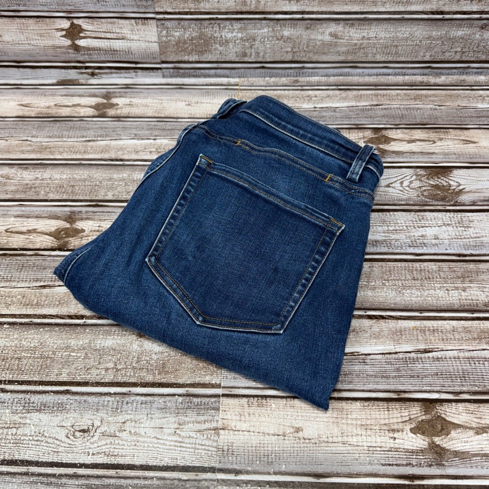 Duluth Trading Co Skinny Jeans Women 10 Blue Denim High Rise Stretch Comfort